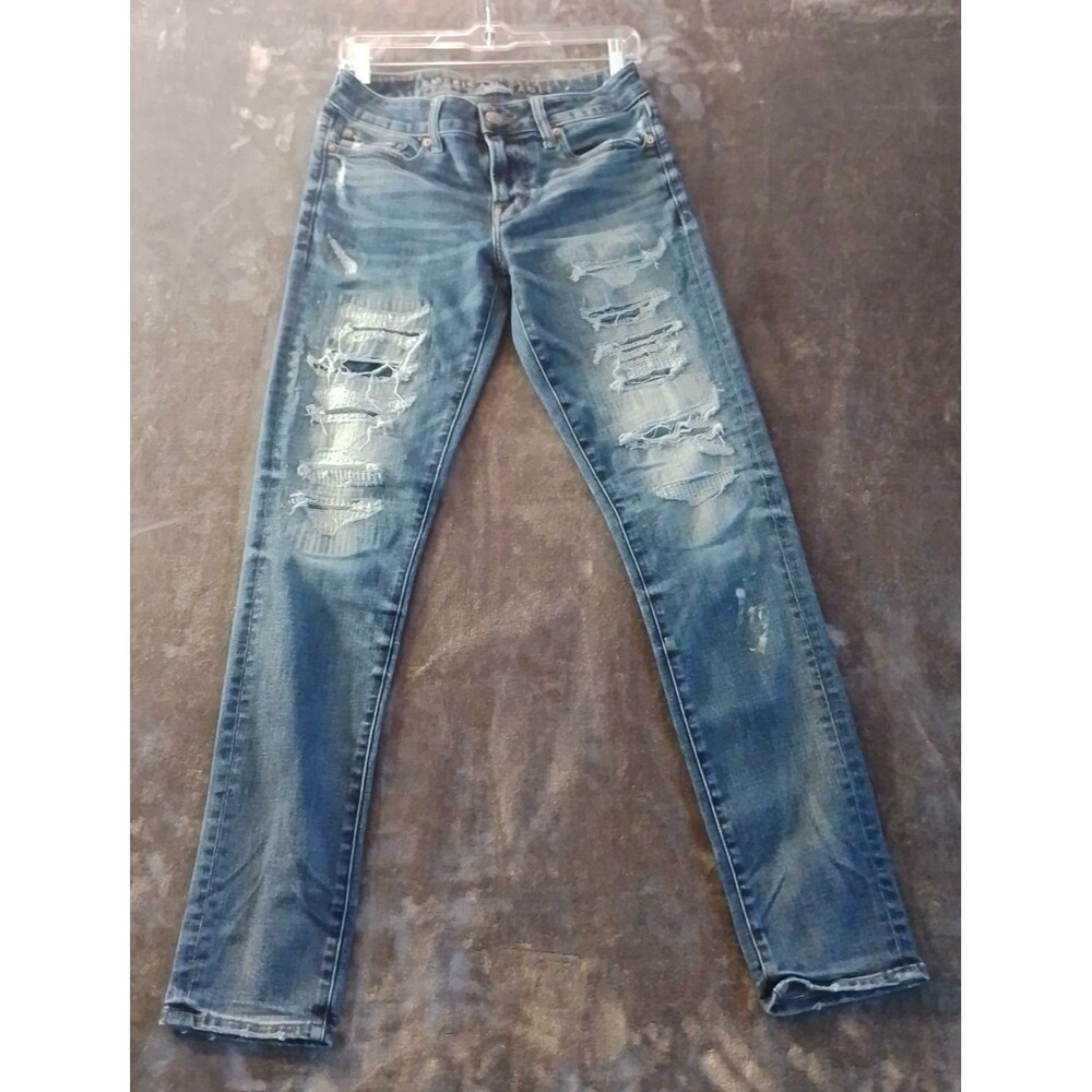 American Eagle Outfitters Men’s Jeans 30X32 Thrashed Grunge Distressed Stained